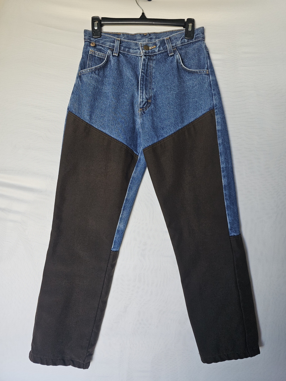 Wrangler Rugged Wear Upland Hunting Pants Denim Chaps Size 26 (Youth 16) - Picture 4 of 16
